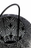 Lanterna decorativa Larjam Round 1H Nero (3)