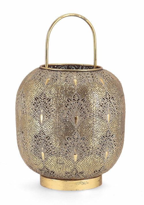 Lanterna decorativa Larjam Round 1H Oro
