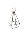 Lanterna decorativa Pyramid Bezel Grande Trasparente