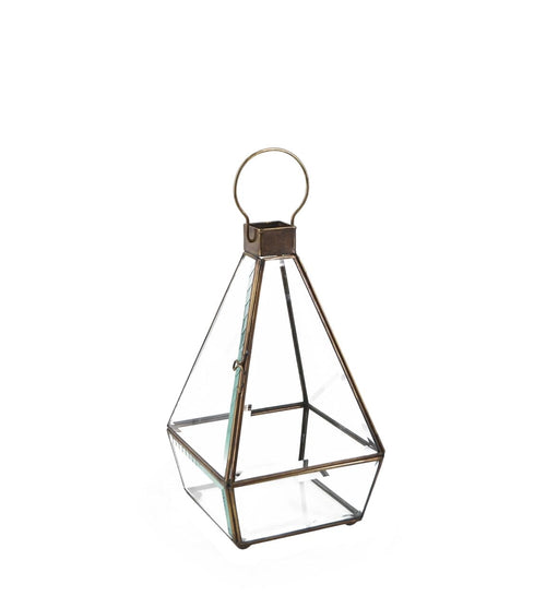 Lanterna decorativa Pyramid Bezel Grande Trasparente