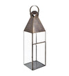 Lanterna decorativa Rectangular Bezel Grande Trasparente