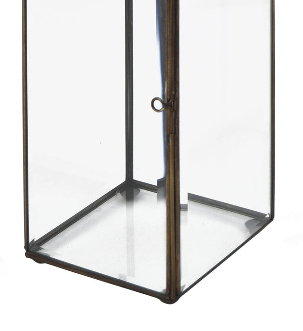 Lanterna decorativa Rectangular Bezel Piccola Trasparente (2)