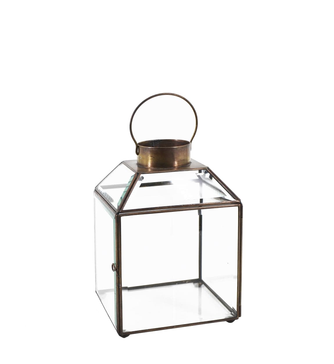Lanterna decorativa Square Bezel Grande Trasparente