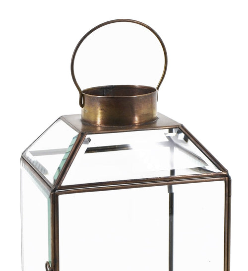 Lanterna decorativa Square Bezel Grande Trasparente (1)