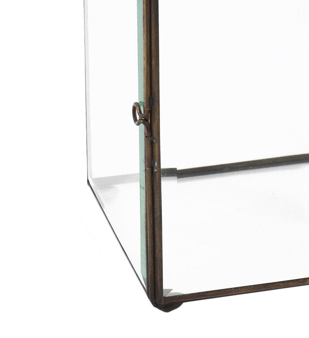Lanterna decorativa Square Bezel Grande Trasparente (3)