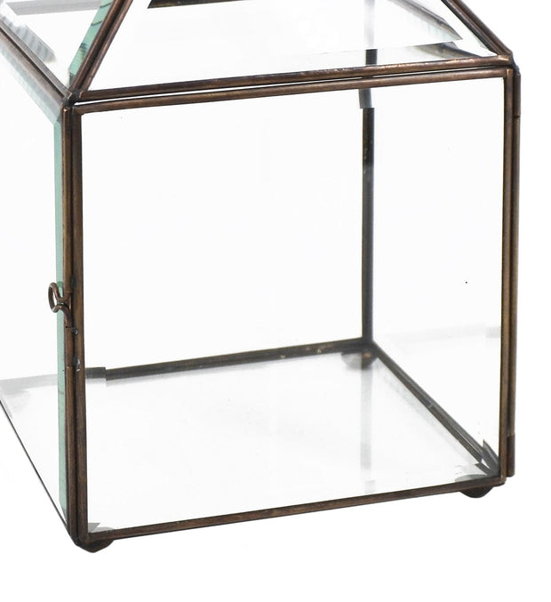 Lanterna decorativa Square Bezel Medium Trasparente (2)