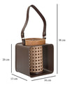 Lanterna Iron-Rattan cm 16x13x20 (6)