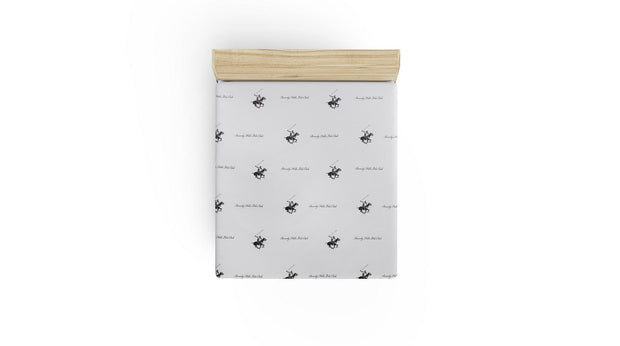 Lenzuolo in Ranforce di cotone Beverly Hills Polo Club BHPC 004 Bianco, 180 x 240 cm