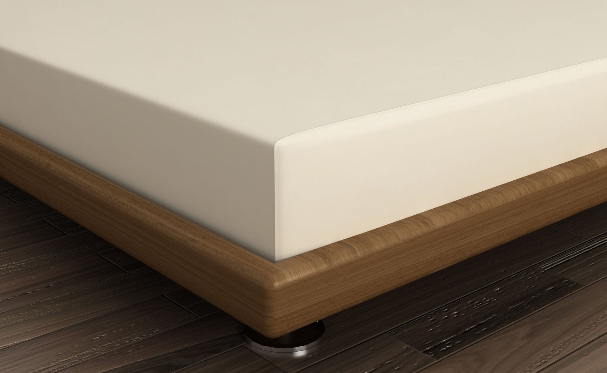 Lenzuolo in Ranforce di cotone King Crema, 160 x 200 cm (1)