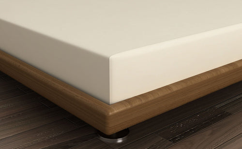 Lenzuolo in Ranforce di cotone King Crema, 160 x 200 cm (1)