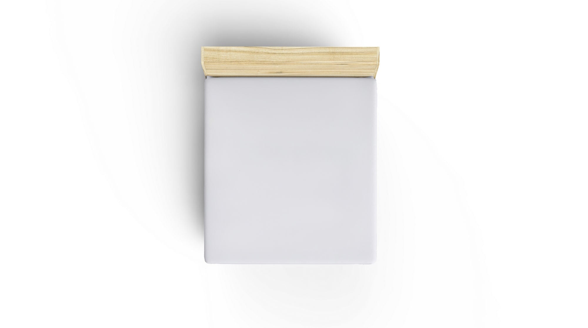 Lenzuolo in Ranforce di cotone Super King Bianco, 180 x 200 cm