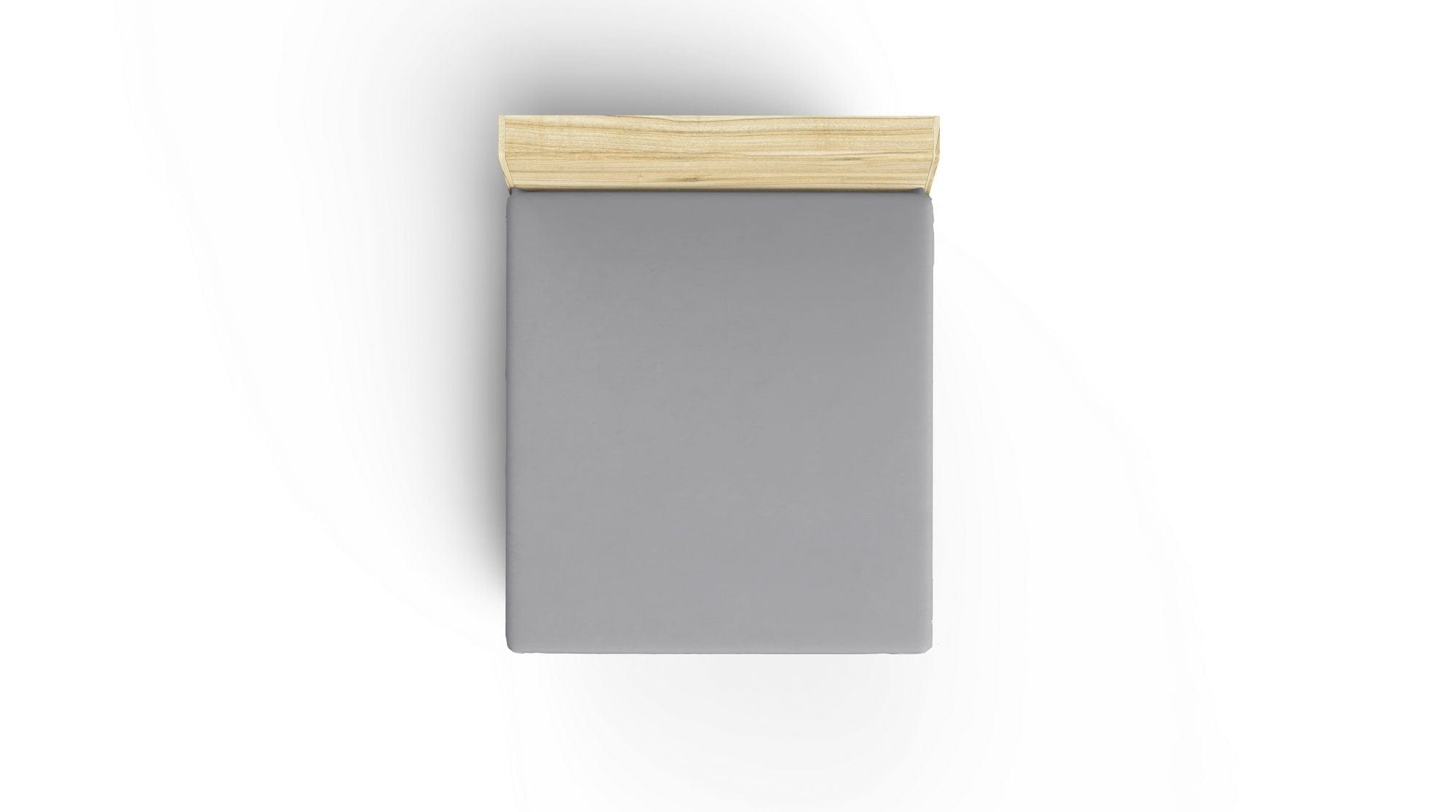 Lenzuolo in Ranforce di cotone Super King Grigio, 180 x 200 cm