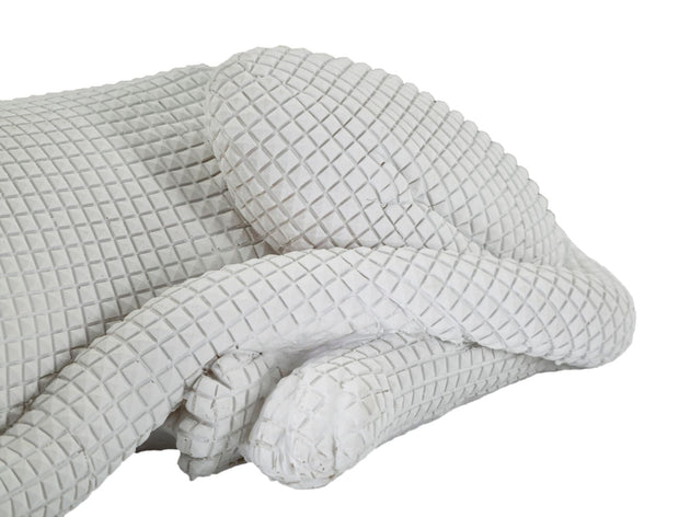 Leopardo Sdraiato Bianco cm 38x12,5x15,3 (4)