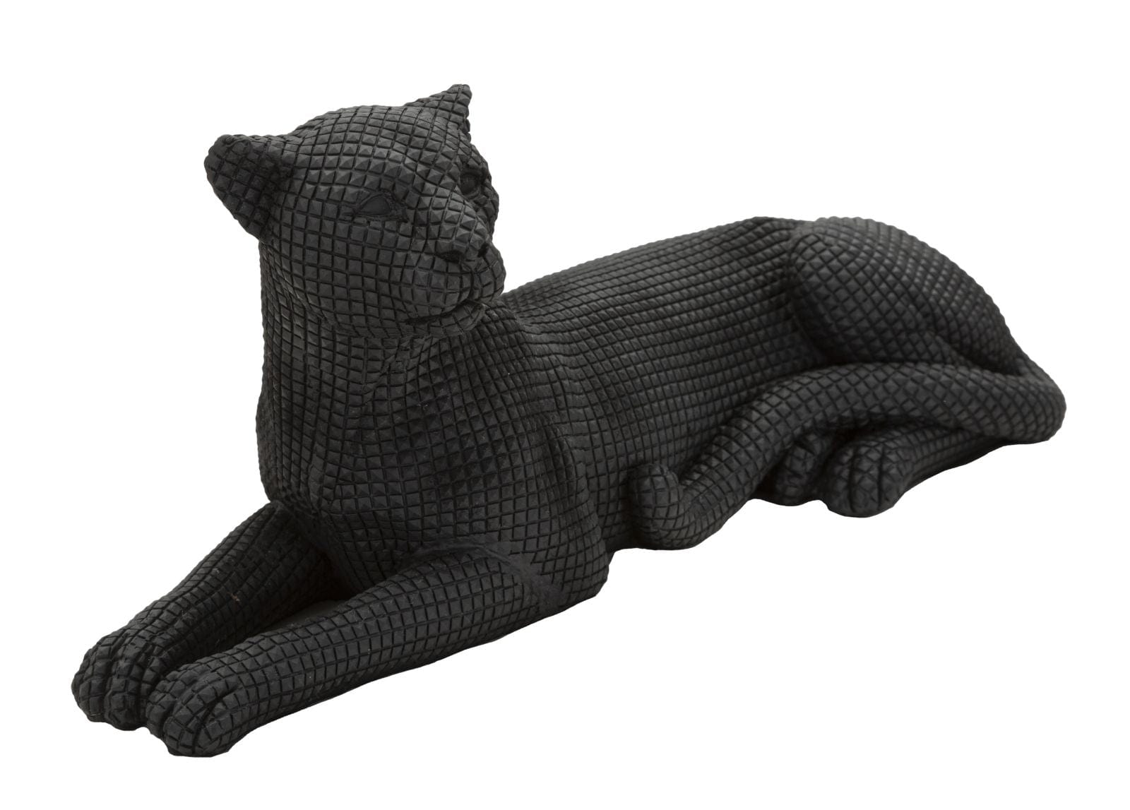 Leopardo Sdraiato Nero cm 38x12,5x15,3 (2)