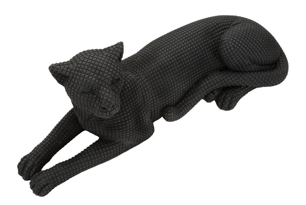 Leopardo Sdraiato Nero cm 38x12,5x15,3 (3)