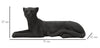 Leopardo Sdraiato Nero cm 38x12,5x15,3 (6)