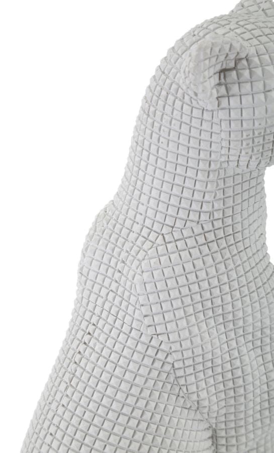 Leopardo Seduto Bianco cm 15x10x27 (5)