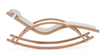 Bizzotto Lettino da giardino Noes Crema