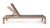 Bizzotto Lettino da giardino Skipper New Marrone