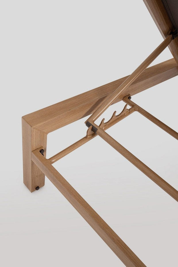 Bizzotto Lettino da giardino Skipper New Marrone