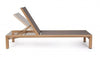 Bizzotto Lettino da giardino Skipper New Marrone