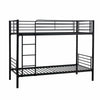 Halmar Letto a castello per bambini Bunky Nero