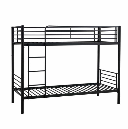 Halmar Letto a castello per bambini Bunky Nero