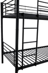 Halmar Letto a castello per bambini Bunky Nero