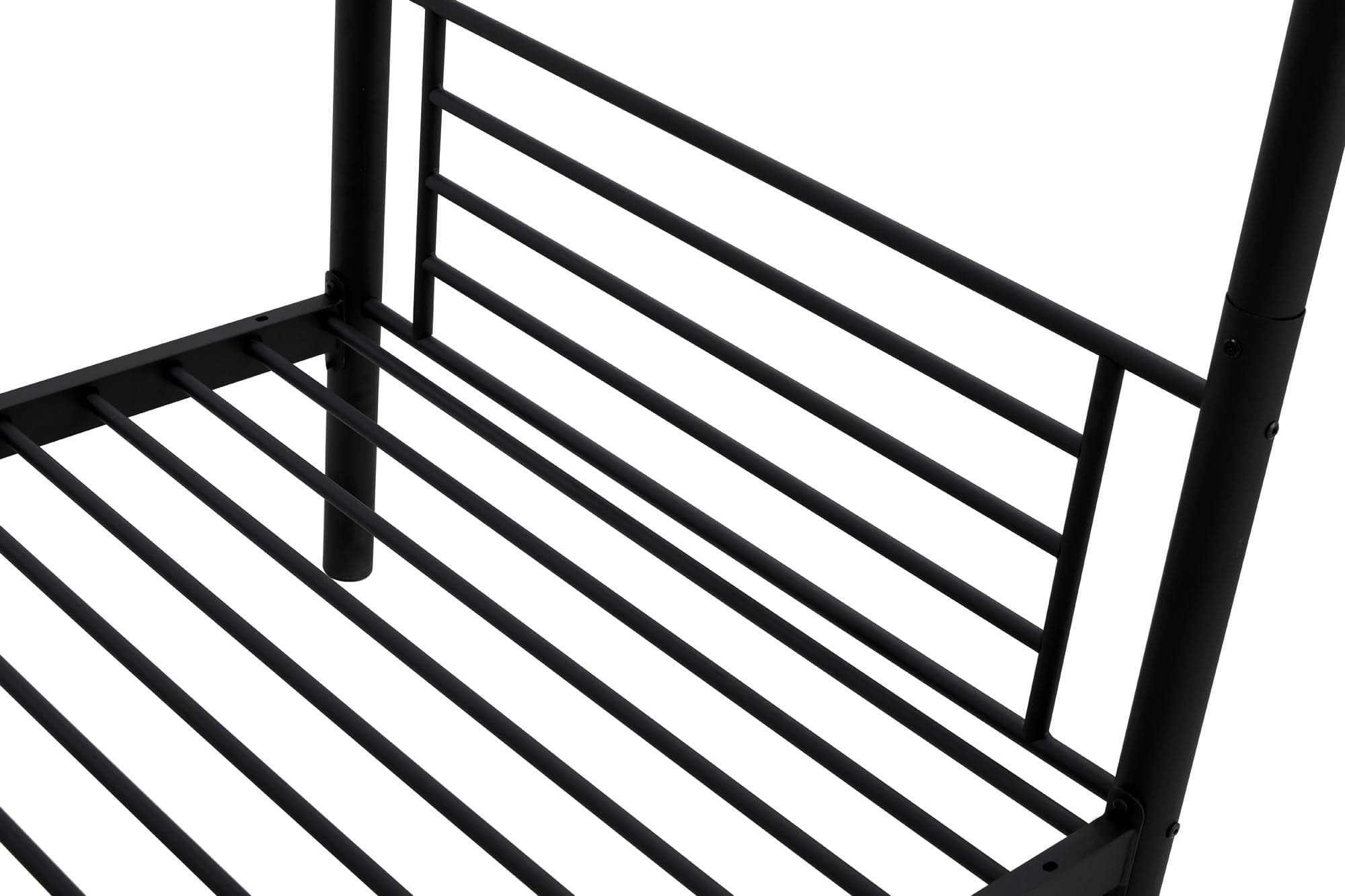 Halmar Letto a castello per bambini Bunky Nero