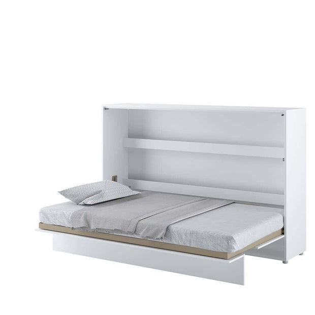 Letto a Scomparsa con meccanismo pneumatico Bed Concept Orizzontale Bianco Lucido, 120 x 200 cm (1)