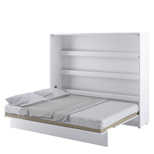 Letto a Scomparsa con meccanismo pneumatico Bed Concept Orizzontale Bianco Lucido, 160 x 200 cm (1)
