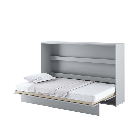 Letto a Scomparsa con meccanismo pneumatico Bed Concept Orizzontale Grigio Opaco, 120 x 200 cm