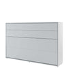 Letto a Scomparsa con meccanismo pneumatico Bed Concept Orizzontale Grigio Opaco, 120 x 200 cm (1)