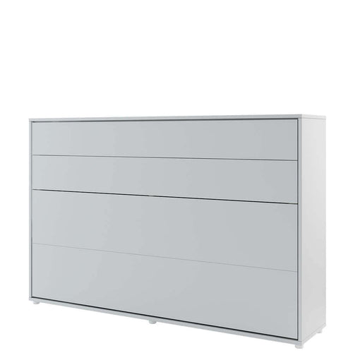Letto a Scomparsa con meccanismo pneumatico Bed Concept Orizzontale Grigio Opaco, 120 x 200 cm (1)