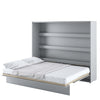 Letto a Scomparsa con meccanismo pneumatico Bed Concept Orizzontale Grigio Opaco, 160 x 200 cm