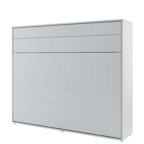 Letto a Scomparsa con meccanismo pneumatico Bed Concept Orizzontale Grigio Opaco, 160 x 200 cm (1)