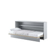 Letto a Scomparsa con meccanismo pneumatico Bed Concept Orizzontale Grigio Opaco, 90 x 200 cm