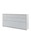 Letto a Scomparsa con meccanismo pneumatico Bed Concept Orizzontale Grigio Opaco, 90 x 200 cm (1)