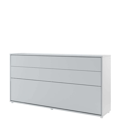 Letto a Scomparsa con meccanismo pneumatico Bed Concept Orizzontale Grigio Opaco, 90 x 200 cm (1)