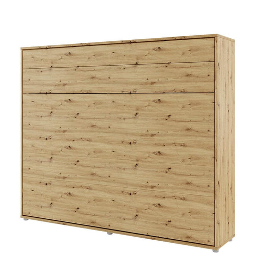 Letto a Scomparsa con meccanismo pneumatico Bed Concept Orizzontale Quercia, 160 x 200 cm (1)