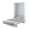 Letto a Scomparsa con meccanismo pneumatico Bed Concept Verticale Bianco Lucido, 120 x 200 cm (1)