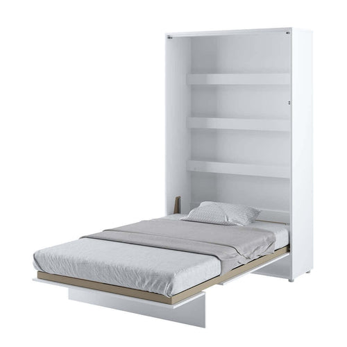 Letto a Scomparsa con meccanismo pneumatico Bed Concept Verticale Bianco Lucido, 120 x 200 cm (1)