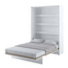 Letto a Scomparsa con meccanismo pneumatico Bed Concept Verticale Bianco Lucido, 140 x 200 cm (1)