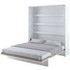 Letto a Scomparsa con meccanismo pneumatico Bed Concept Verticale Bianco Lucido, 180 x 200 cm (1)