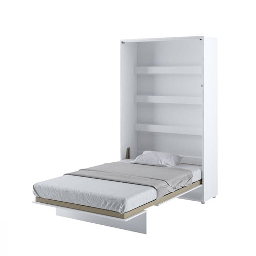 Letto a Scomparsa con meccanismo pneumatico Bed Concept Verticale Bianco Opaco, 120 x 200 cm (1)