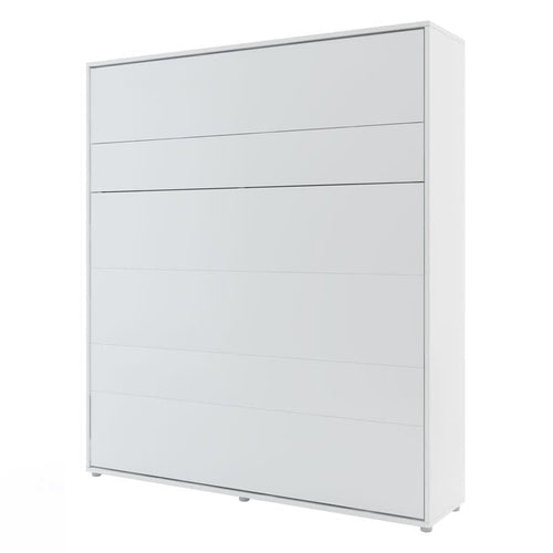 Letto a Scomparsa con meccanismo pneumatico Bed Concept Verticale Bianco Opaco, 180 x 200 cm