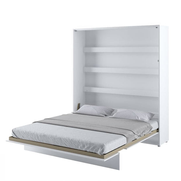 Letto a Scomparsa con meccanismo pneumatico Bed Concept Verticale Bianco Opaco, 180 x 200 cm (2)