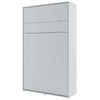 Letto a Scomparsa con meccanismo pneumatico Bed Concept Verticale Grigio Opaco, 120 x 200 cm