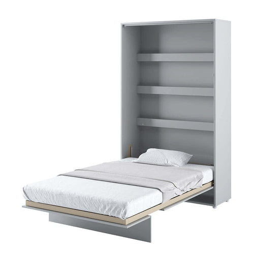 Letto a Scomparsa con meccanismo pneumatico Bed Concept Verticale Grigio Opaco, 120 x 200 cm (1)