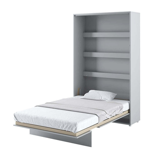 Letto a Scomparsa con meccanismo pneumatico Bed Concept Verticale Grigio Opaco, 120 x 200 cm (1)